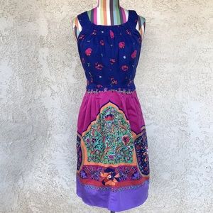 Colorful Vintage Dress 0213